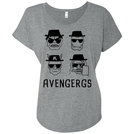 T-Shirts Premium Heather / X-Small Avengergs Triblend Dolman Sleeve