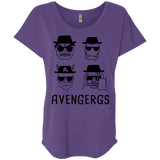 T-Shirts Purple Rush / X-Small Avengergs Triblend Dolman Sleeve