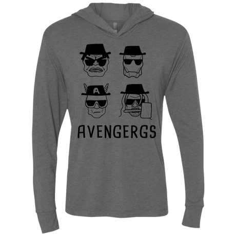 T-Shirts Premium Heather / X-Small Avengergs Triblend Long Sleeve Hoodie Tee