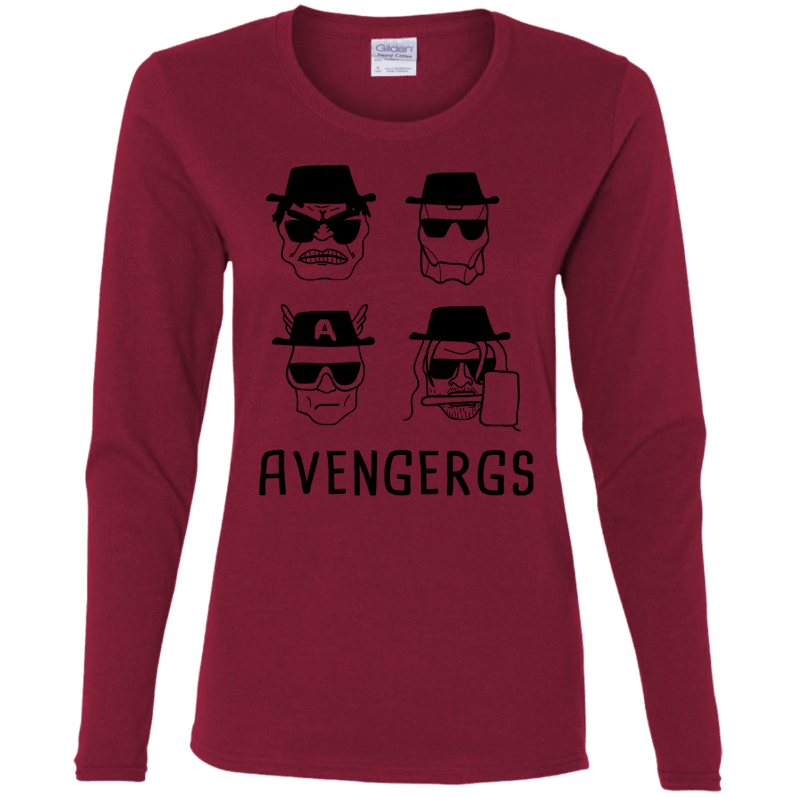 T-Shirts Cardinal / S Avengergs Women's Long Sleeve T-Shirt