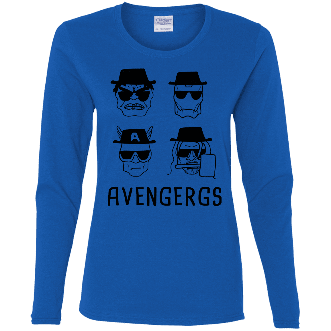 T-Shirts Royal / S Avengergs Women's Long Sleeve T-Shirt
