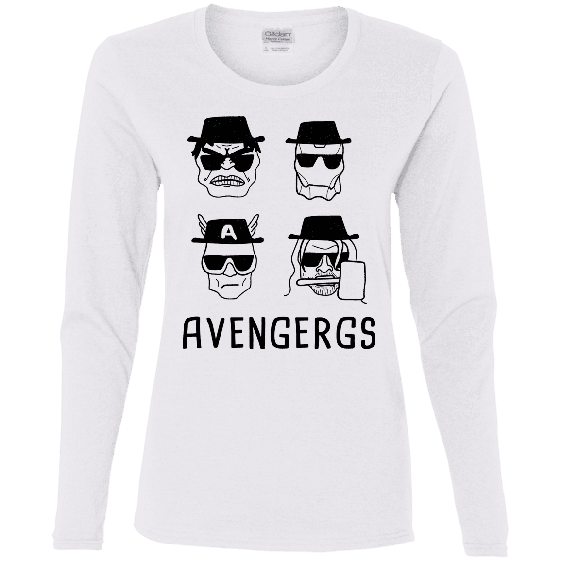 T-Shirts White / S Avengergs Women's Long Sleeve T-Shirt