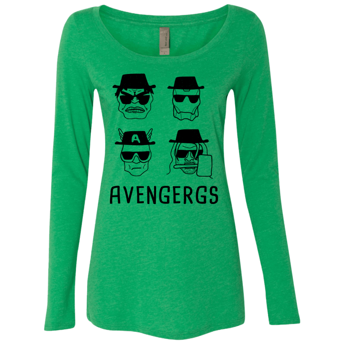 T-Shirts Envy / S Avengergs Women's Triblend Long Sleeve Shirt
