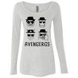 T-Shirts Heather White / S Avengergs Women's Triblend Long Sleeve Shirt