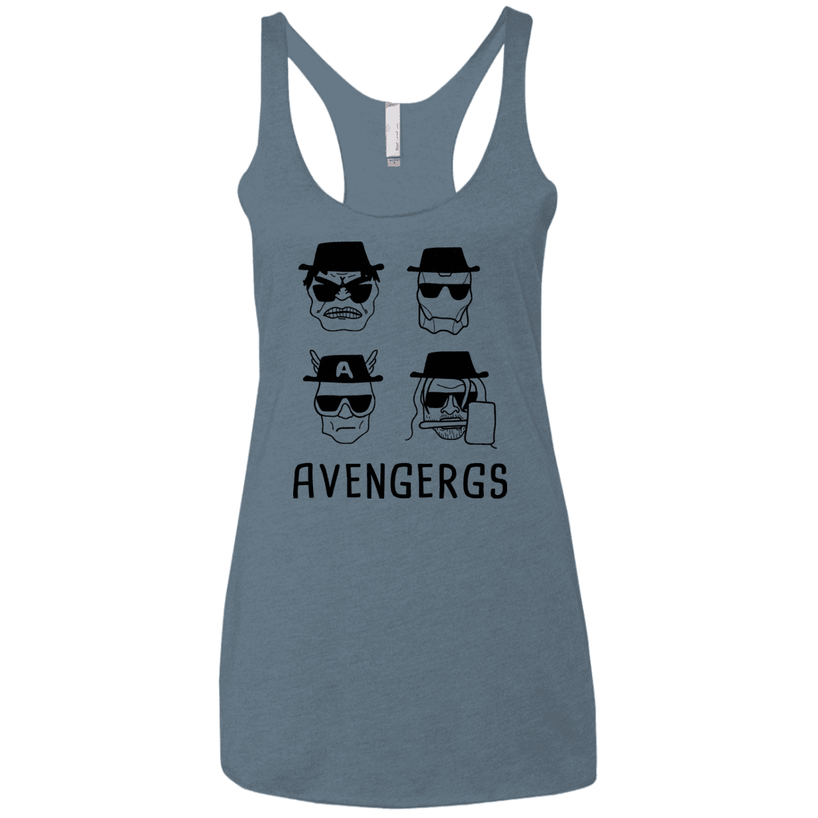 T-Shirts Indigo / X-Small Avengergs Women's Triblend Racerback Tank