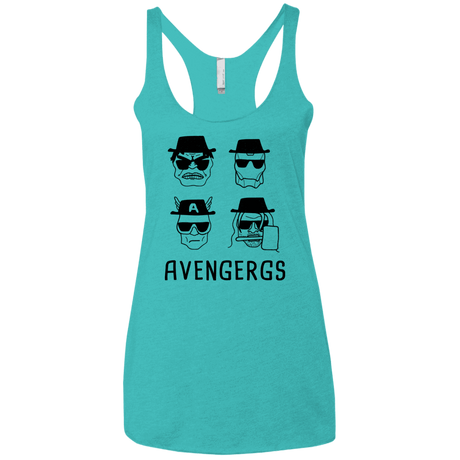 T-Shirts Tahiti Blue / X-Small Avengergs Women's Triblend Racerback Tank