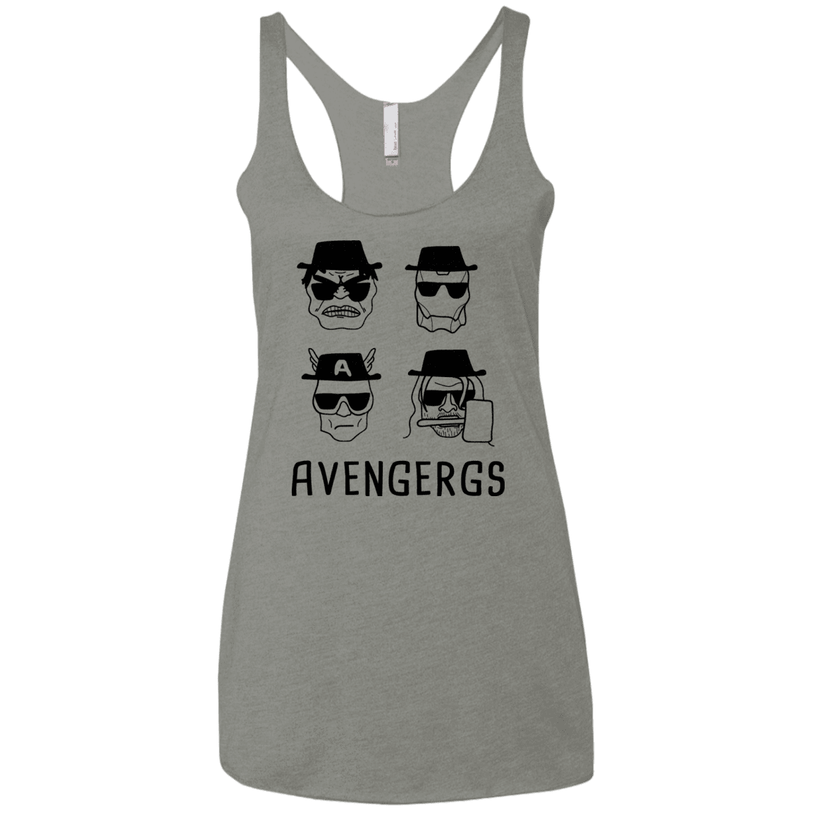 T-Shirts Venetian Grey / X-Small Avengergs Women's Triblend Racerback Tank