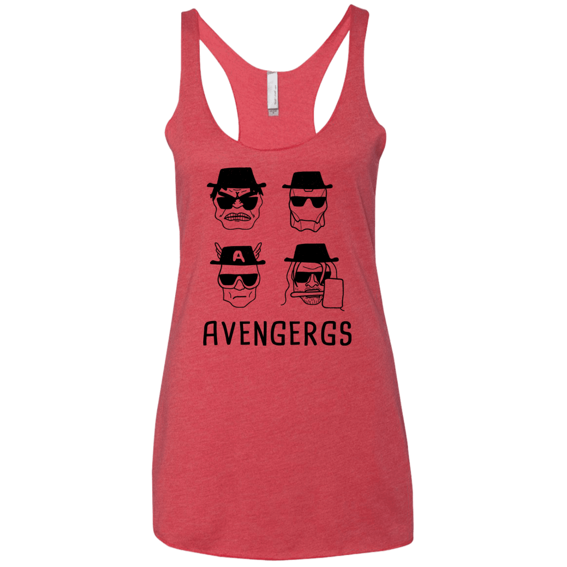 T-Shirts Vintage Red / X-Small Avengergs Women's Triblend Racerback Tank