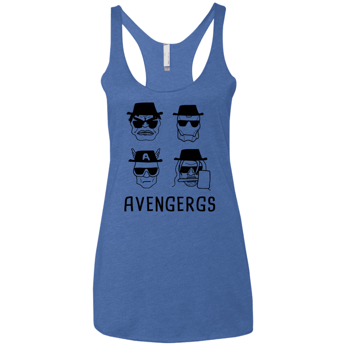T-Shirts Vintage Royal / X-Small Avengergs Women's Triblend Racerback Tank