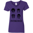 T-Shirts Purple / S Avengergs Women's V-Neck T-Shirt