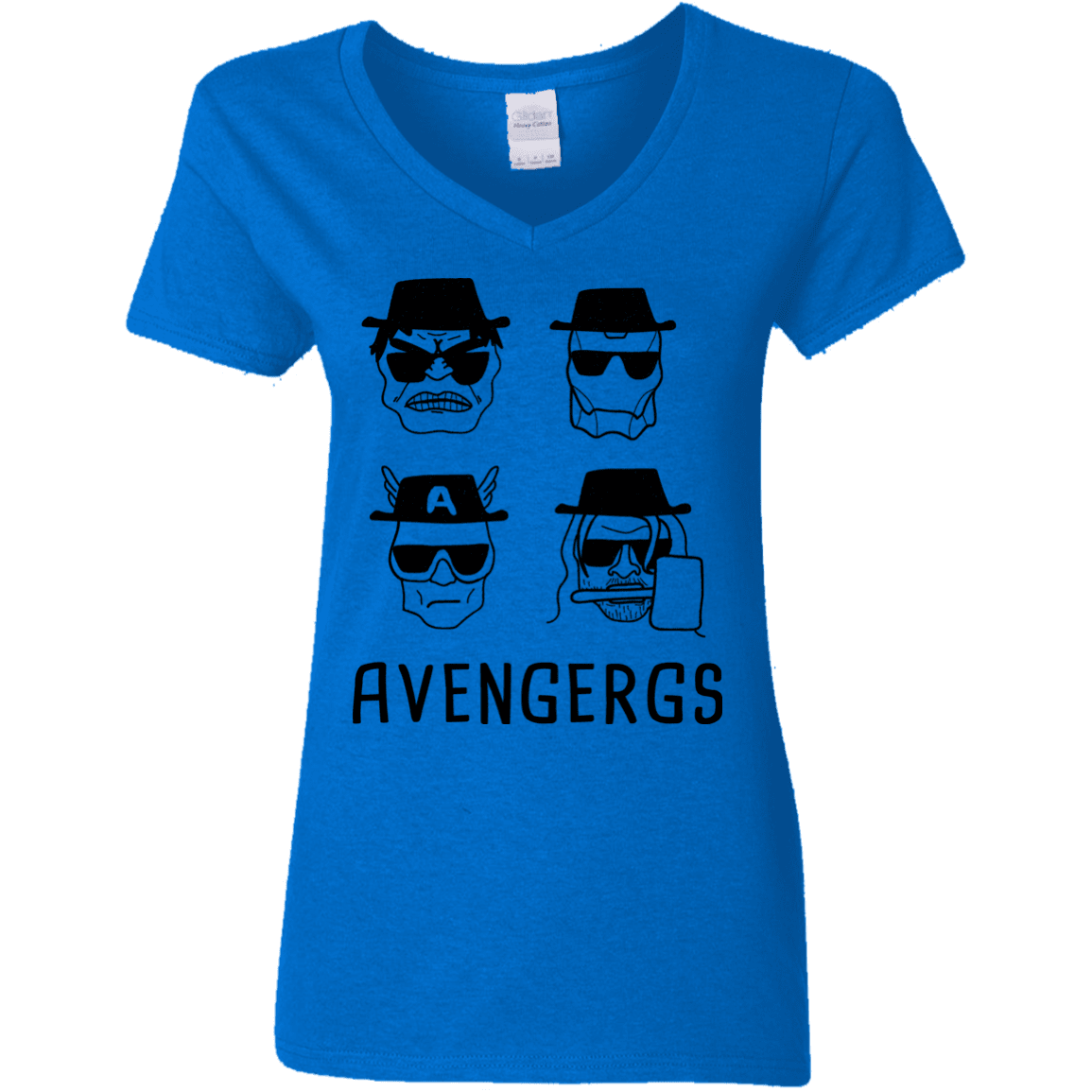 T-Shirts Royal / S Avengergs Women's V-Neck T-Shirt