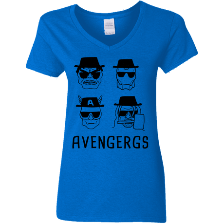 T-Shirts Royal / S Avengergs Women's V-Neck T-Shirt