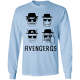 T-Shirts Light Blue / YS Avengergs Youth Long Sleeve T-Shirt
