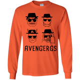 T-Shirts Orange / YS Avengergs Youth Long Sleeve T-Shirt