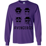 T-Shirts Purple / YS Avengergs Youth Long Sleeve T-Shirt