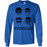 T-Shirts Royal / YS Avengergs Youth Long Sleeve T-Shirt