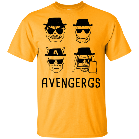 T-Shirts Gold / YXS Avengergs Youth T-Shirt