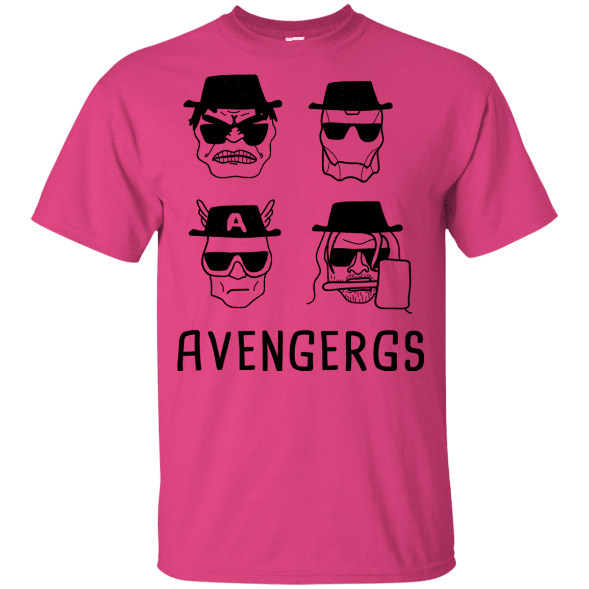 T-Shirts Heliconia / YXS Avengergs Youth T-Shirt