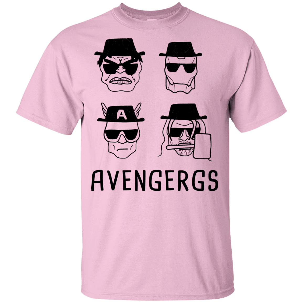 T-Shirts Light Pink / YXS Avengergs Youth T-Shirt