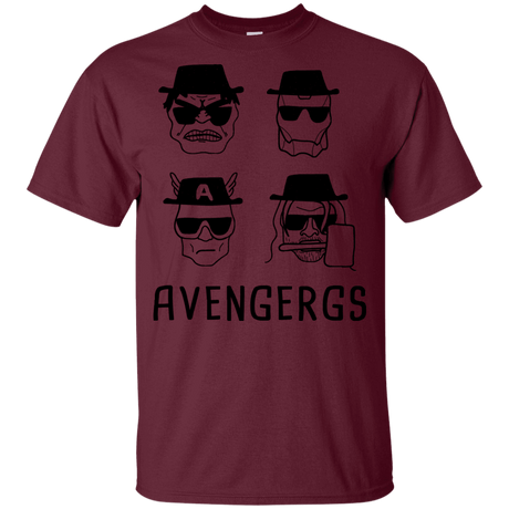 T-Shirts Maroon / YXS Avengergs Youth T-Shirt