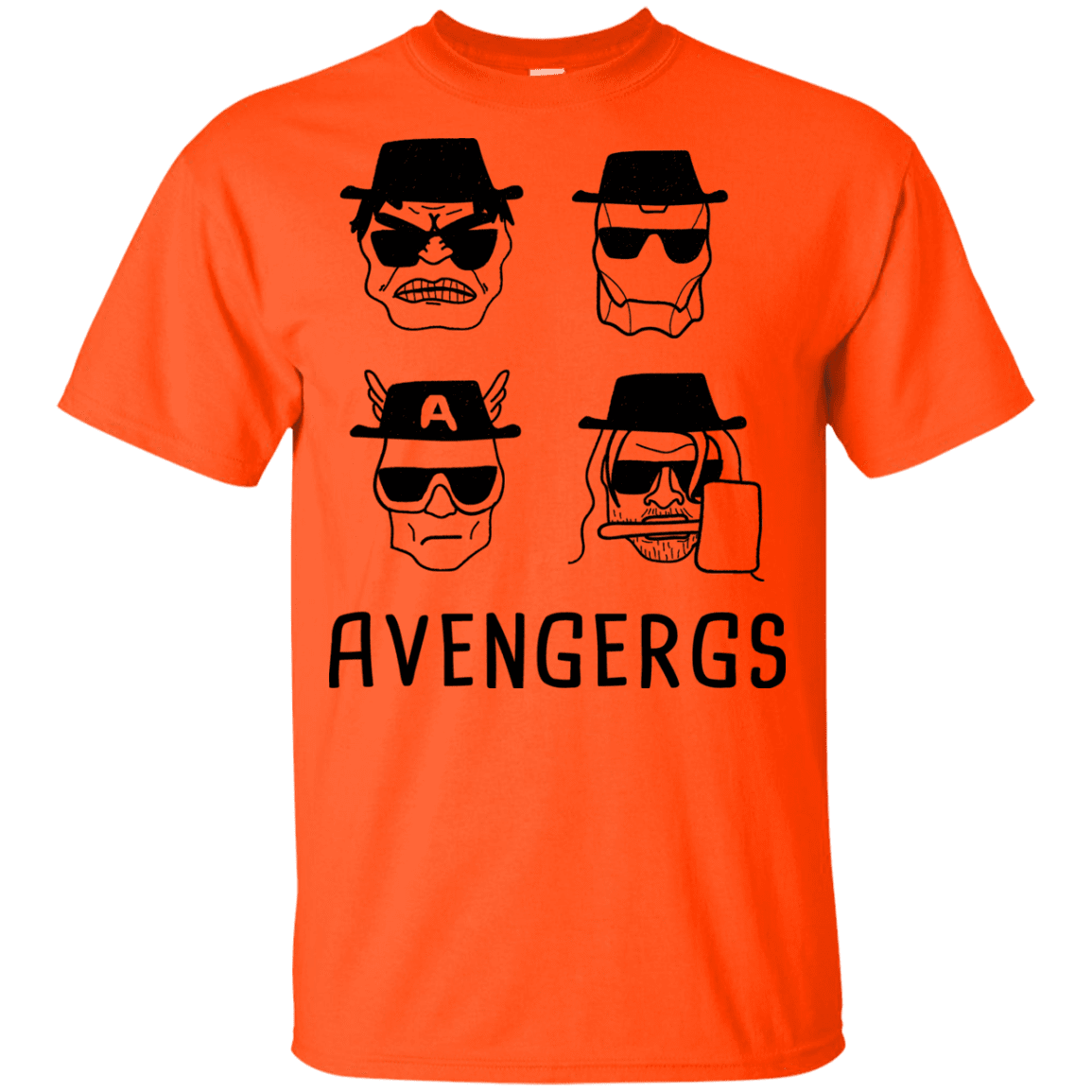 T-Shirts Orange / YXS Avengergs Youth T-Shirt