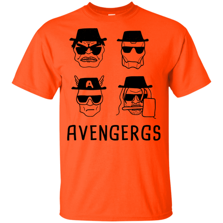 T-Shirts Orange / YXS Avengergs Youth T-Shirt