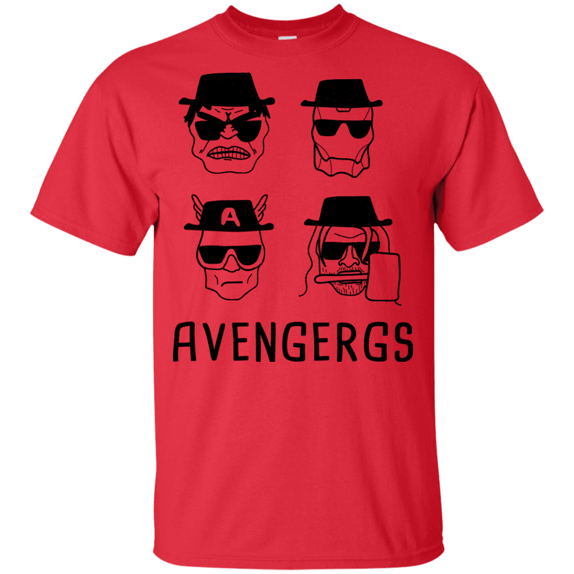 T-Shirts Red / YXS Avengergs Youth T-Shirt