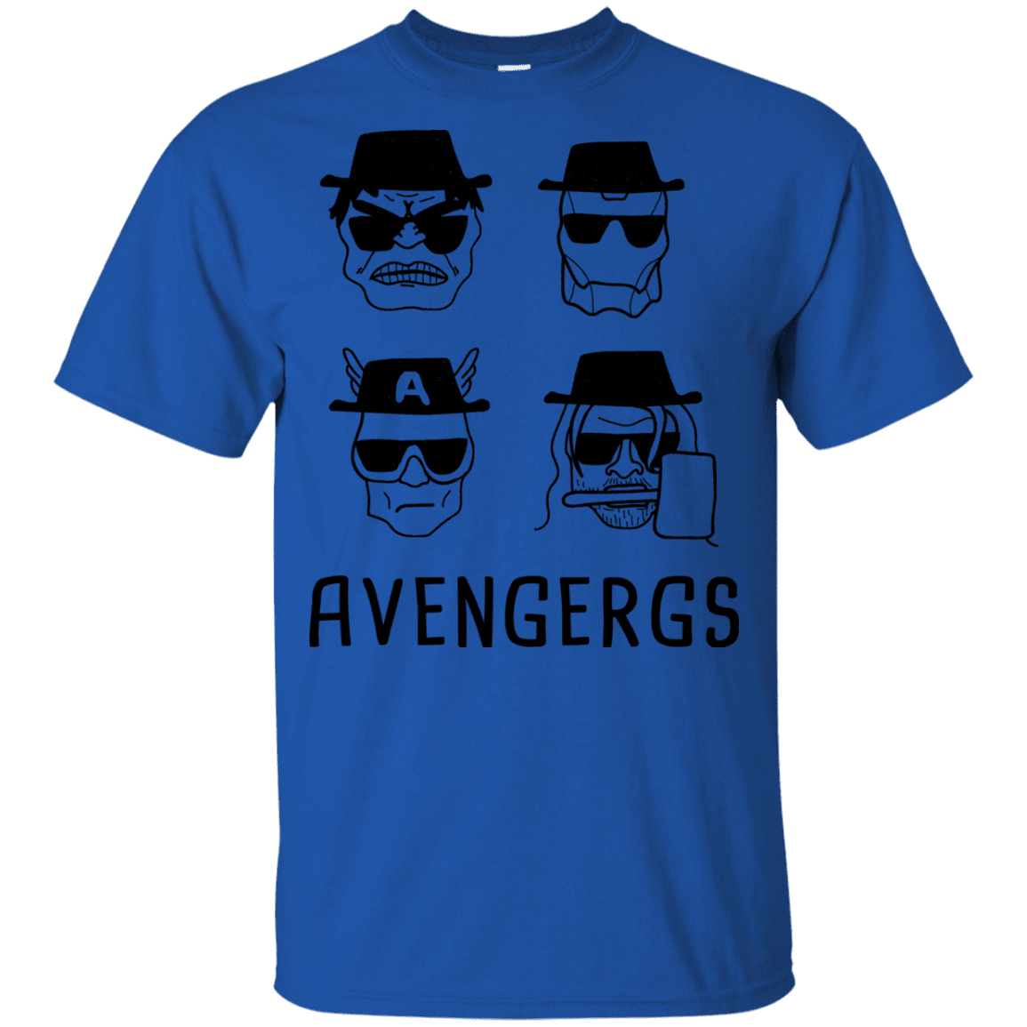 T-Shirts Royal / YXS Avengergs Youth T-Shirt