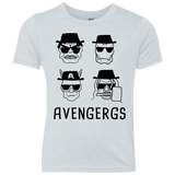 T-Shirts Heather White / YXS Avengergs Youth Triblend T-Shirt
