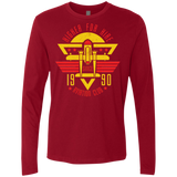 T-Shirts Cardinal / Small Aviation Club Men's Premium Long Sleeve