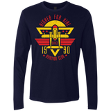 T-Shirts Midnight Navy / Small Aviation Club Men's Premium Long Sleeve
