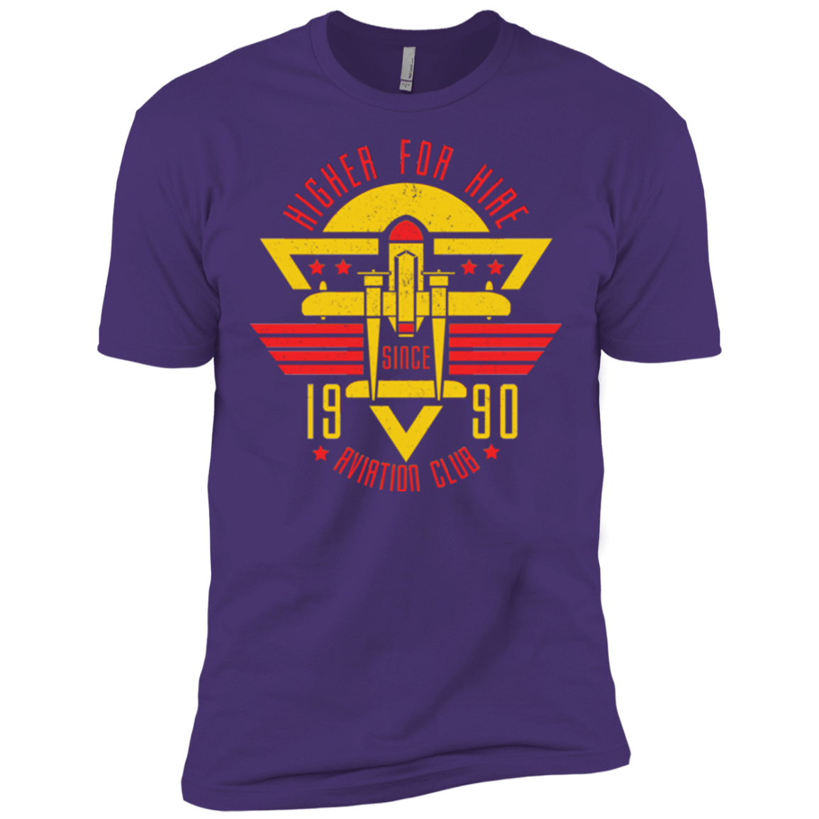 T-Shirts Purple / X-Small Aviation Club Men's Premium T-Shirt