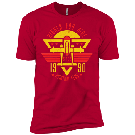 T-Shirts Red / X-Small Aviation Club Men's Premium T-Shirt