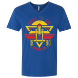 T-Shirts Royal / X-Small Aviation Club Men's Premium V-Neck