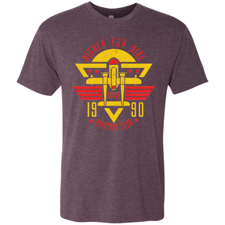 T-Shirts Vintage Purple / Small Aviation Club Men's Triblend T-Shirt