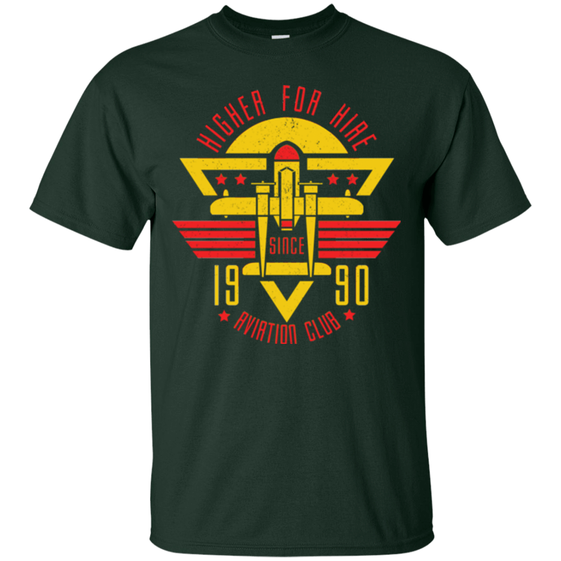 T-Shirts Forest Green / Small Aviation Club T-Shirt