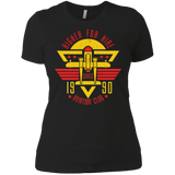 T-Shirts Black / X-Small Aviation Club Women's Premium T-Shirt