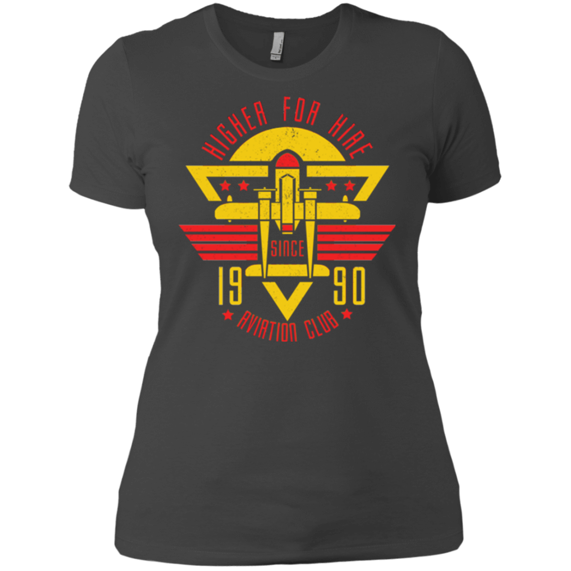 T-Shirts Heavy Metal / X-Small Aviation Club Women's Premium T-Shirt