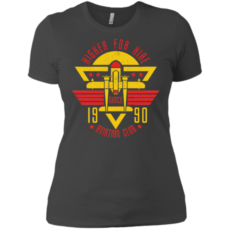 T-Shirts Heavy Metal / X-Small Aviation Club Women's Premium T-Shirt