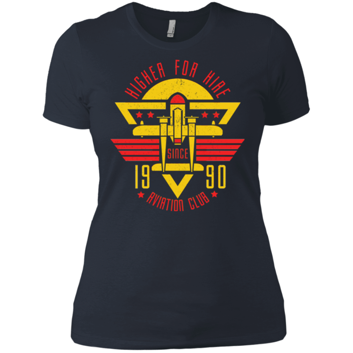 T-Shirts Indigo / X-Small Aviation Club Women's Premium T-Shirt