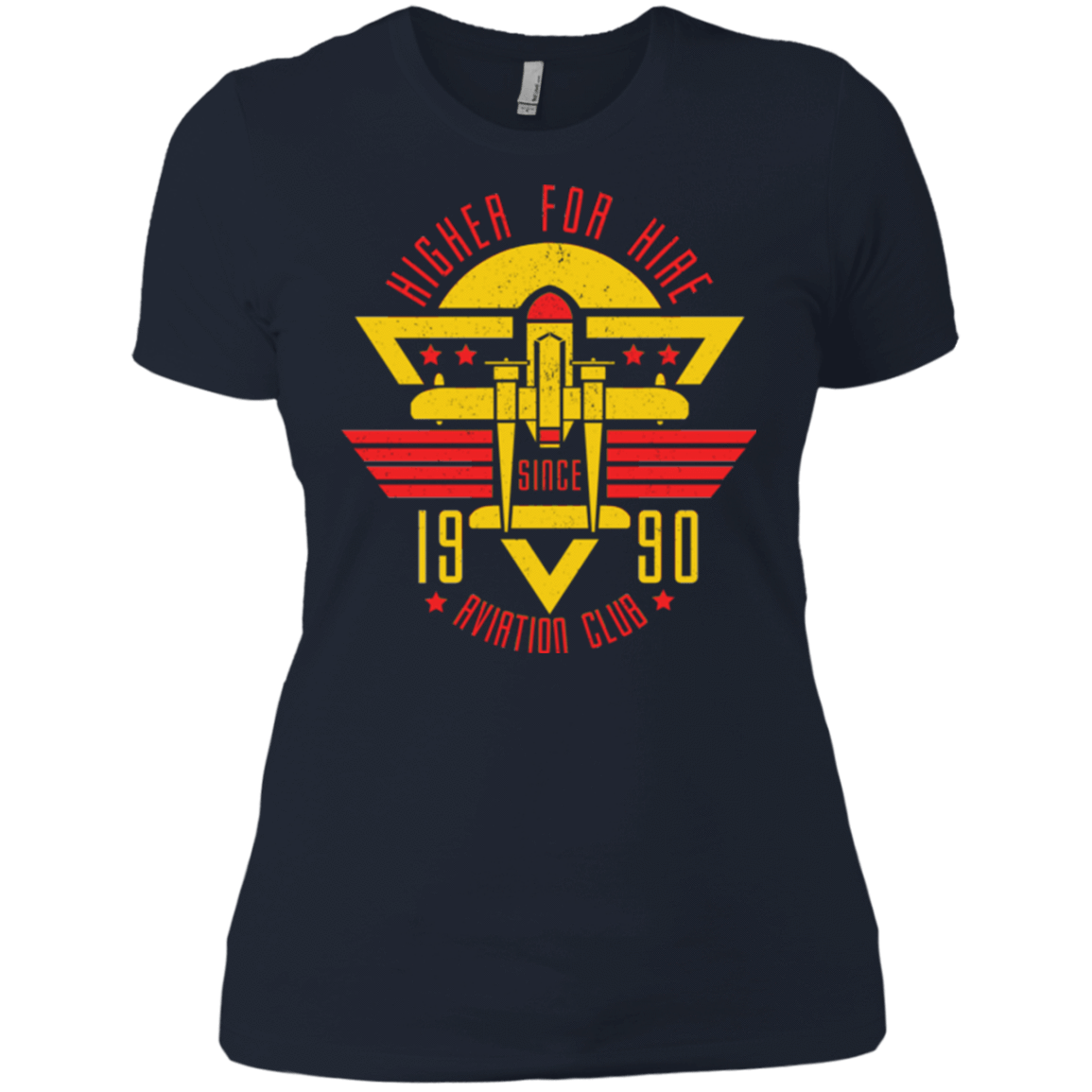 T-Shirts Midnight Navy / X-Small Aviation Club Women's Premium T-Shirt