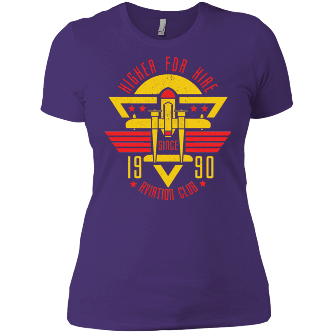 T-Shirts Purple / X-Small Aviation Club Women's Premium T-Shirt
