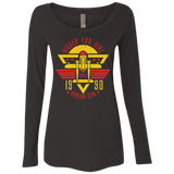 T-Shirts Vintage Black / Small Aviation Club Women's Triblend Long Sleeve Shirt