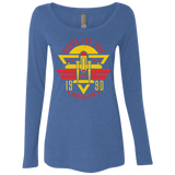 T-Shirts Vintage Royal / Small Aviation Club Women's Triblend Long Sleeve Shirt