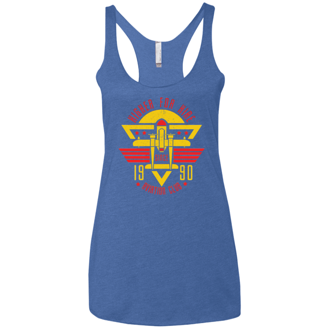 T-Shirts Vintage Royal / X-Small Aviation Club Women's Triblend Racerback Tank