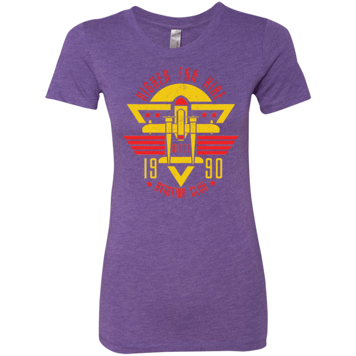 T-Shirts Purple Rush / Small Aviation Club Women's Triblend T-Shirt