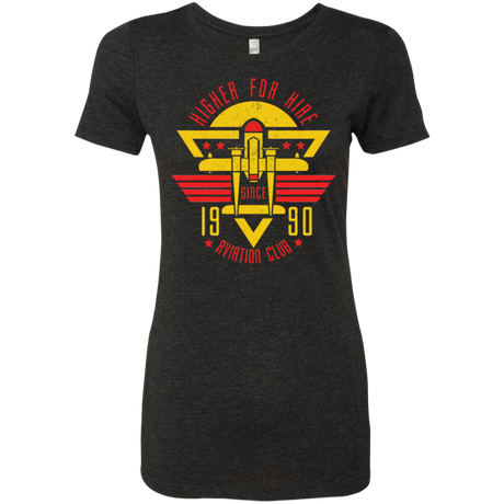 T-Shirts Vintage Black / Small Aviation Club Women's Triblend T-Shirt
