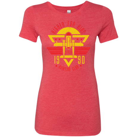 T-Shirts Vintage Red / Small Aviation Club Women's Triblend T-Shirt
