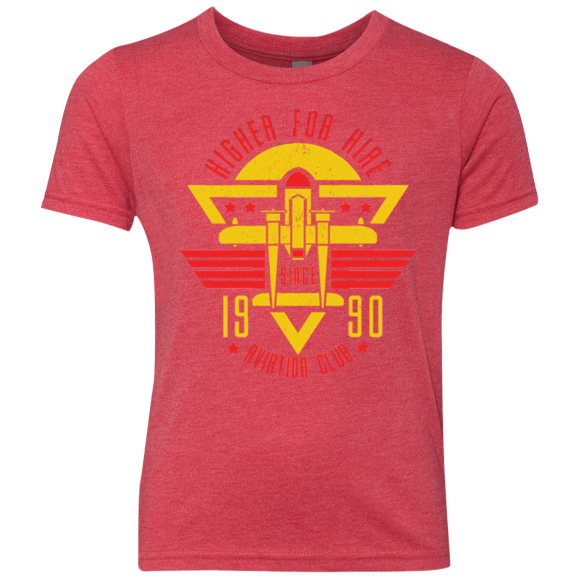 T-Shirts Vintage Red / YXS Aviation Club Youth Triblend T-Shirt