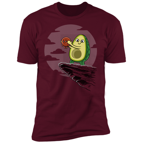 T-Shirts Maroon / S Avocado King Men's Premium T-Shirt